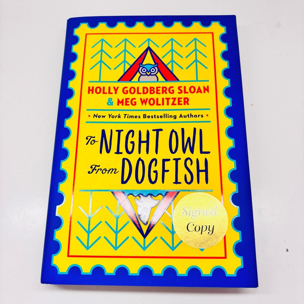 To night owl from dogfish hardback book signed copy